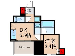 パークアクシス神田レジデンスの物件間取画像